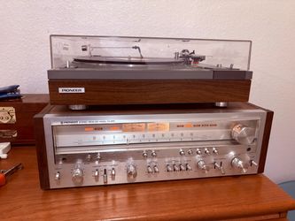 Pioneer stereo, turntable & KFF speakers