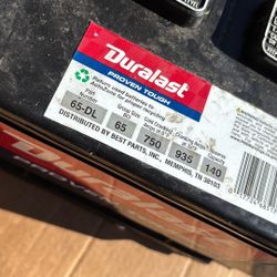 2x Duralast Batteries