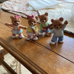 Home Interiors Sock Hop Bears #1421