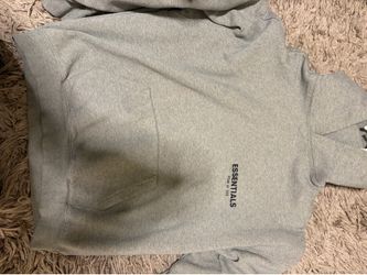 Grey Essentials Hoodie