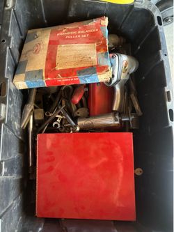 Box of mechanic tools