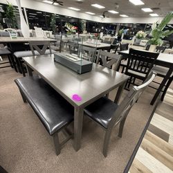 6 Pc Dining Table 