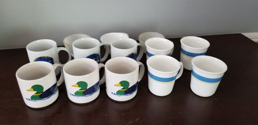 14 Pcs. Coffee Cups and Mugs