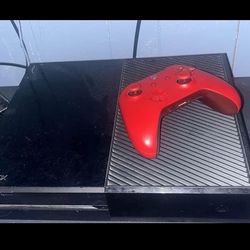 Xbox One W/ Controller (Blue not Red) and Charging Station