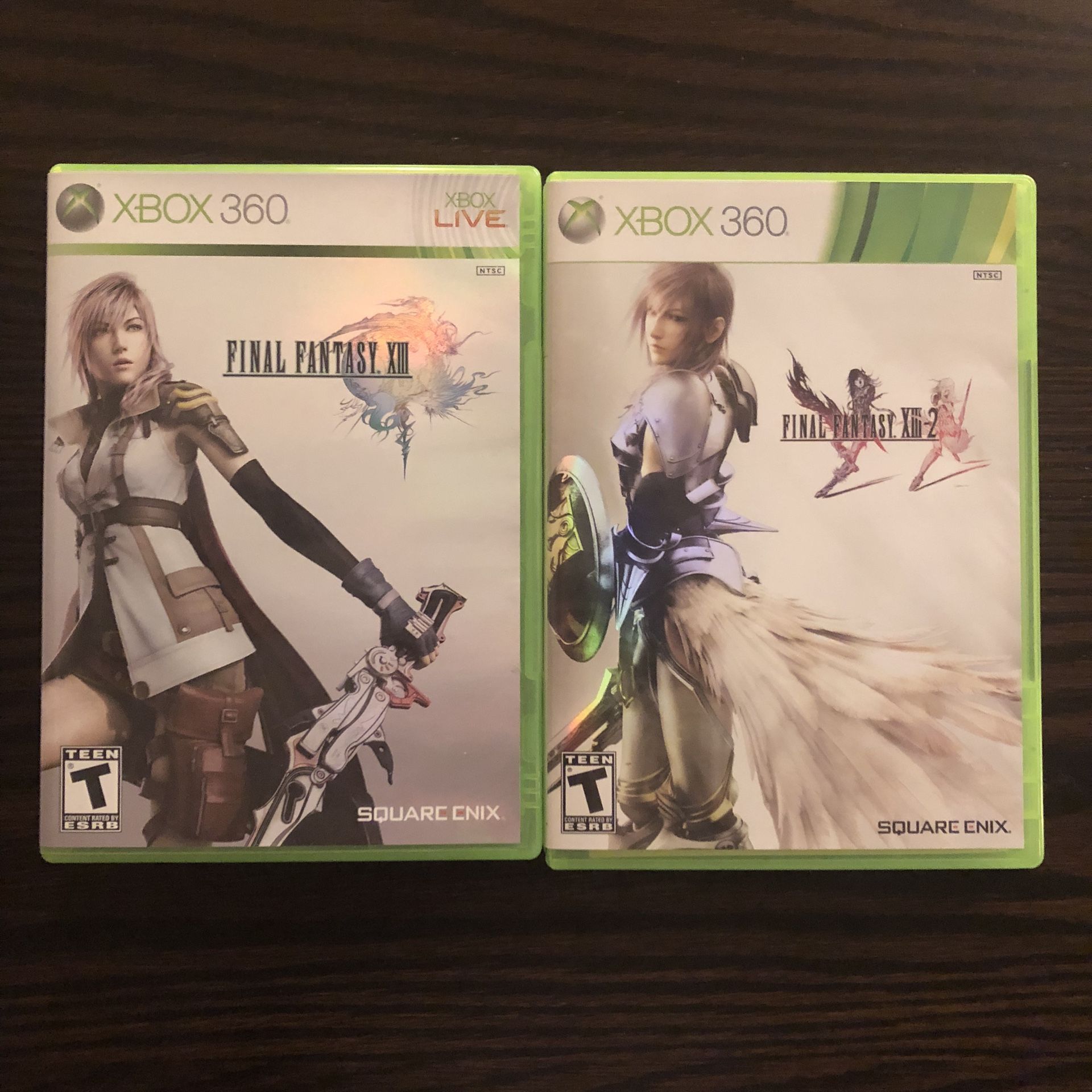 Final fantasy 13 and 13-2 Xbox