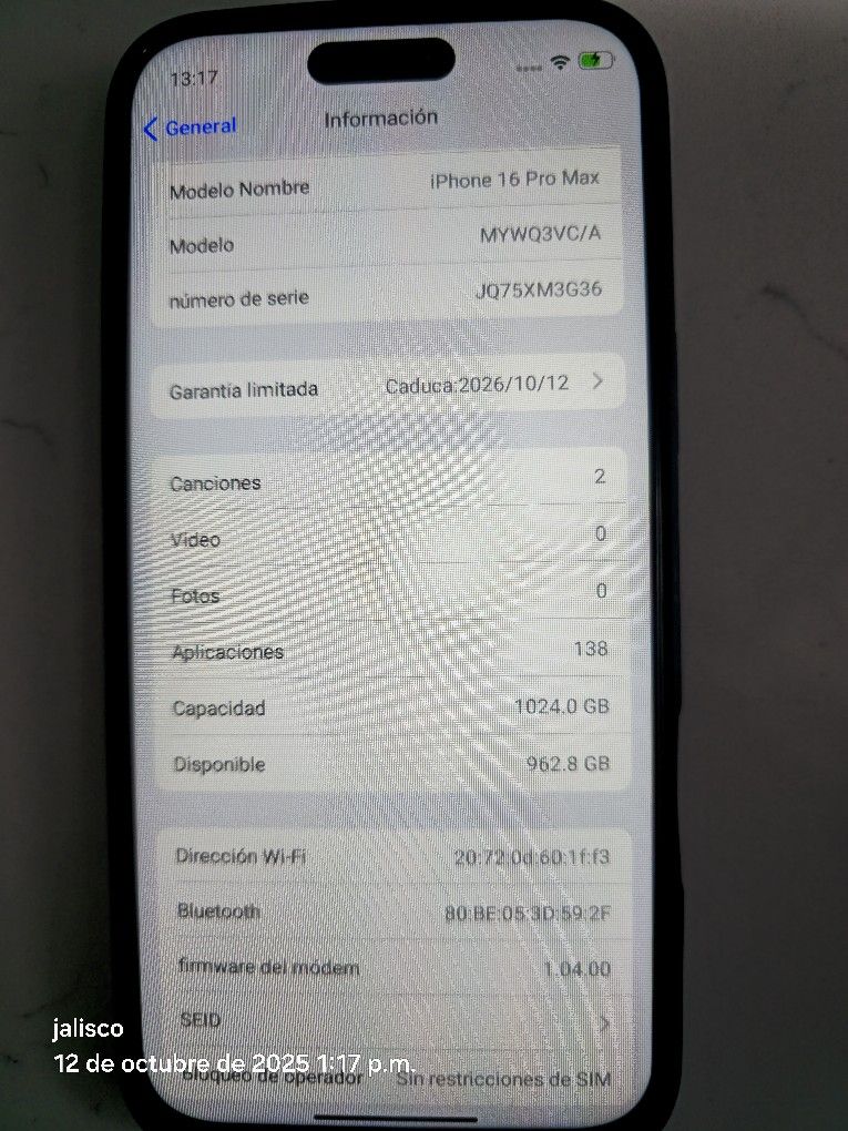 Iphone 16 Pro Max 