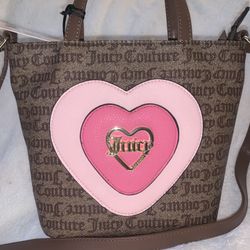 Juicy Couture Pink Hearts Crossbody Valentines 