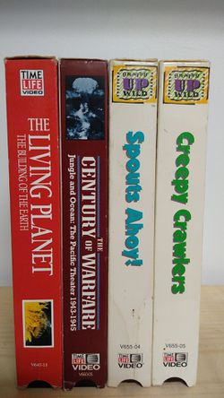 Set of 4 Time Life VHS