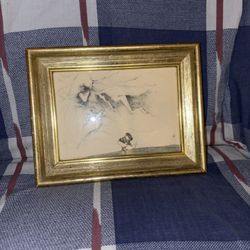 Patterson 7 X 9 Framed Drawing