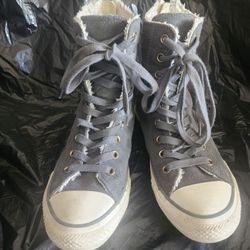 CONVERSE  Grey Suede Limited Edition Hightops 