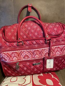 Vera Bradley 2  Piece Luggage On Wheels