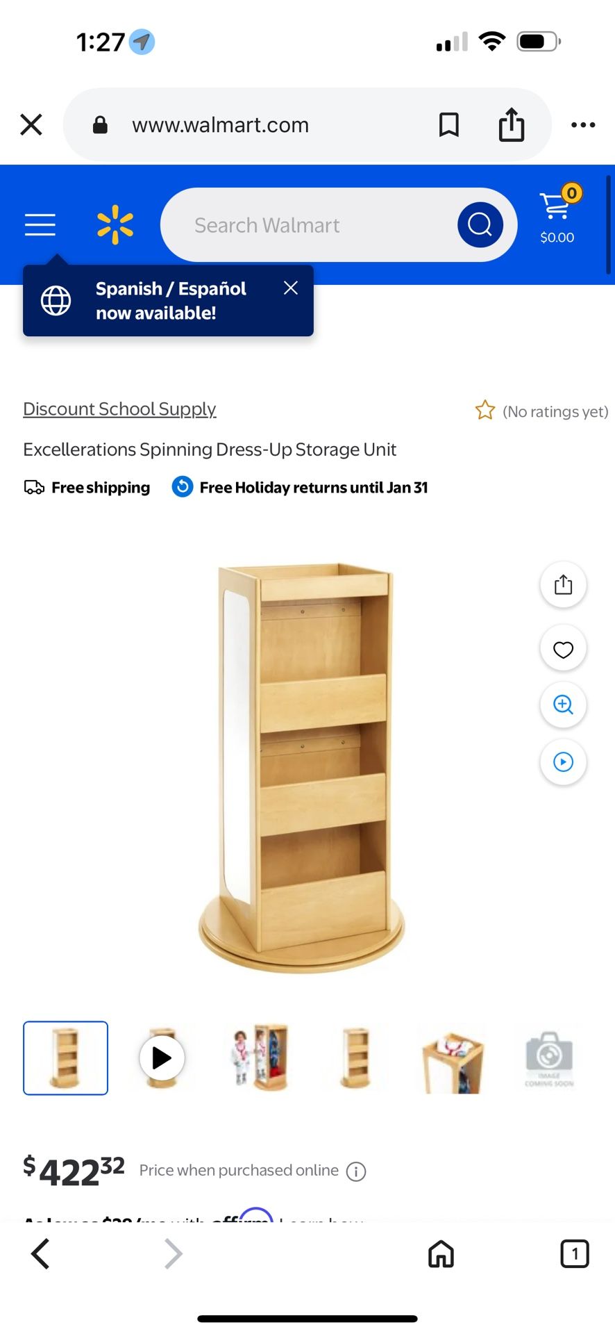 Spinning Dress-up Storage