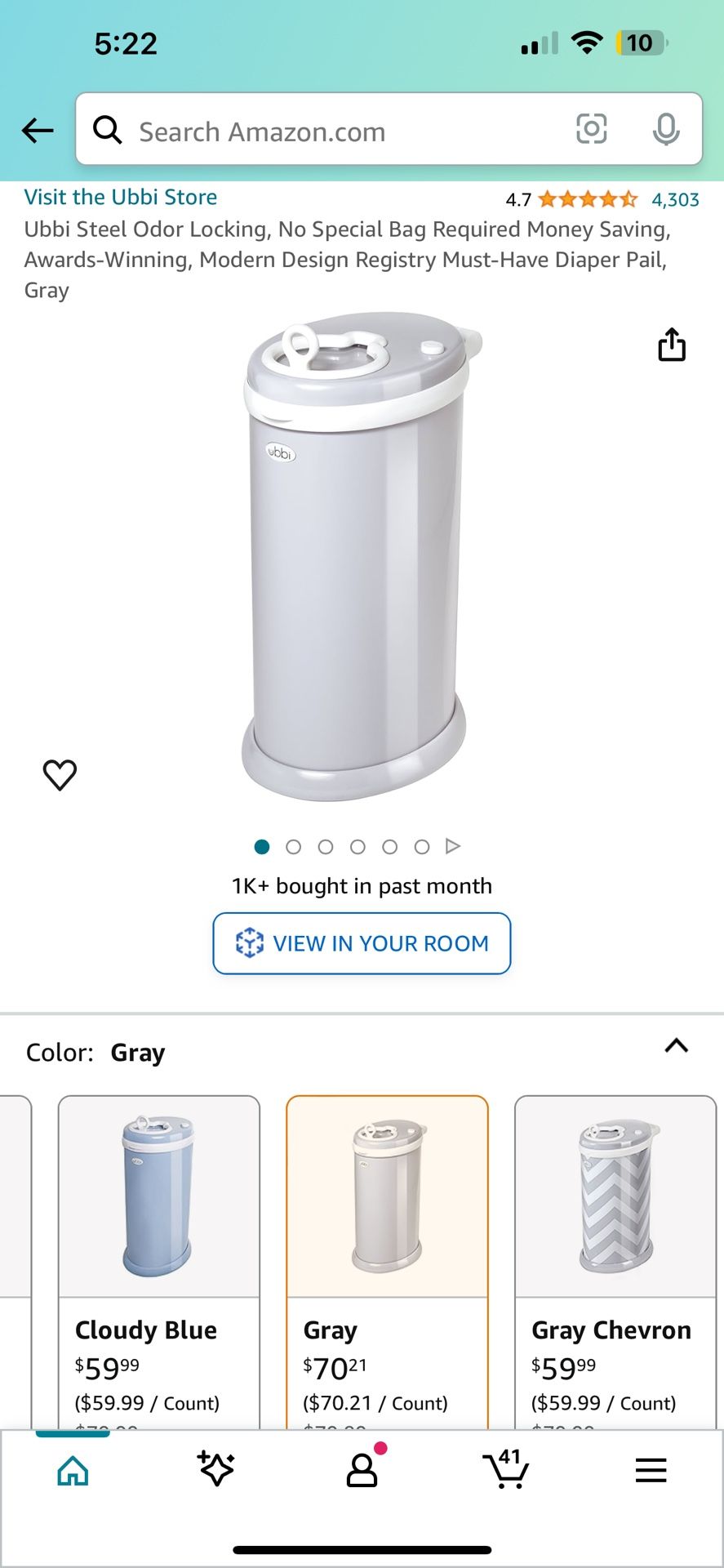 Ubbi Diaper Pail Like new! for Sale in Seattle, WA OfferUp