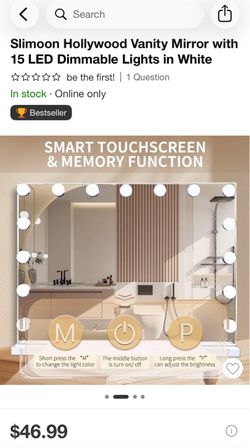 Hollywood LED Mirror, Brand New