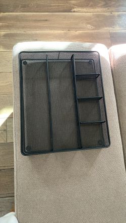 Black Metal Organizer