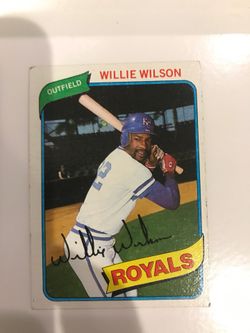 Willie Wilson baseball cards for Sale in Issaquah, WA - OfferUp