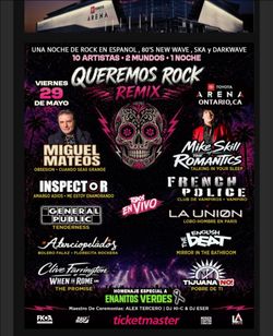 Queremos mas rock 2 tickets