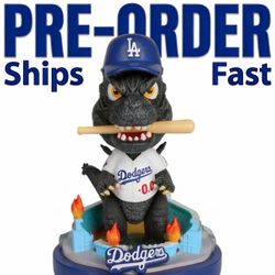 PRE-ORDER: Godzilla x LA Dodgers Bobblehead (Sept 24, 2026 vs Padres)