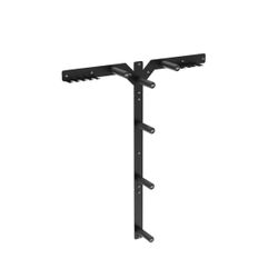 Mikolo Weight Plate Storage Rack, Wall Mounted Weight Plate Holder, Bumper Plate Storage for Home Gym, Fit 1" and 2" Plates