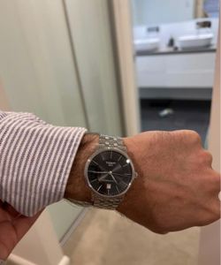 Tissot carson Powermatic 80 Automatic Watch Black Dial