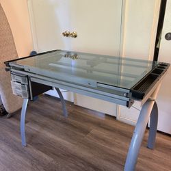 Glass Drawing Table
