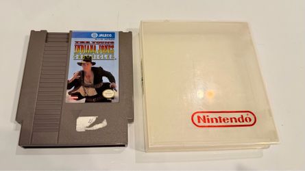 NES Young Indiana Jones with case