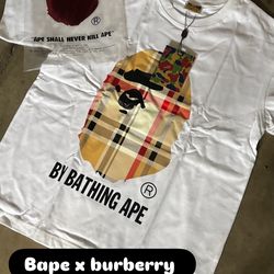 Burbbery x bape