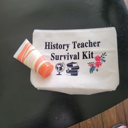New History Teacher Survival Kit Gift With Mary Kay Hand Lotion