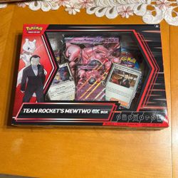 Teams Rockets Mewtwo Ex Box