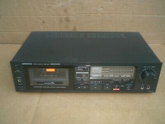 Onkyo TA-2036 Stereo single Cassette Deck Tape Player