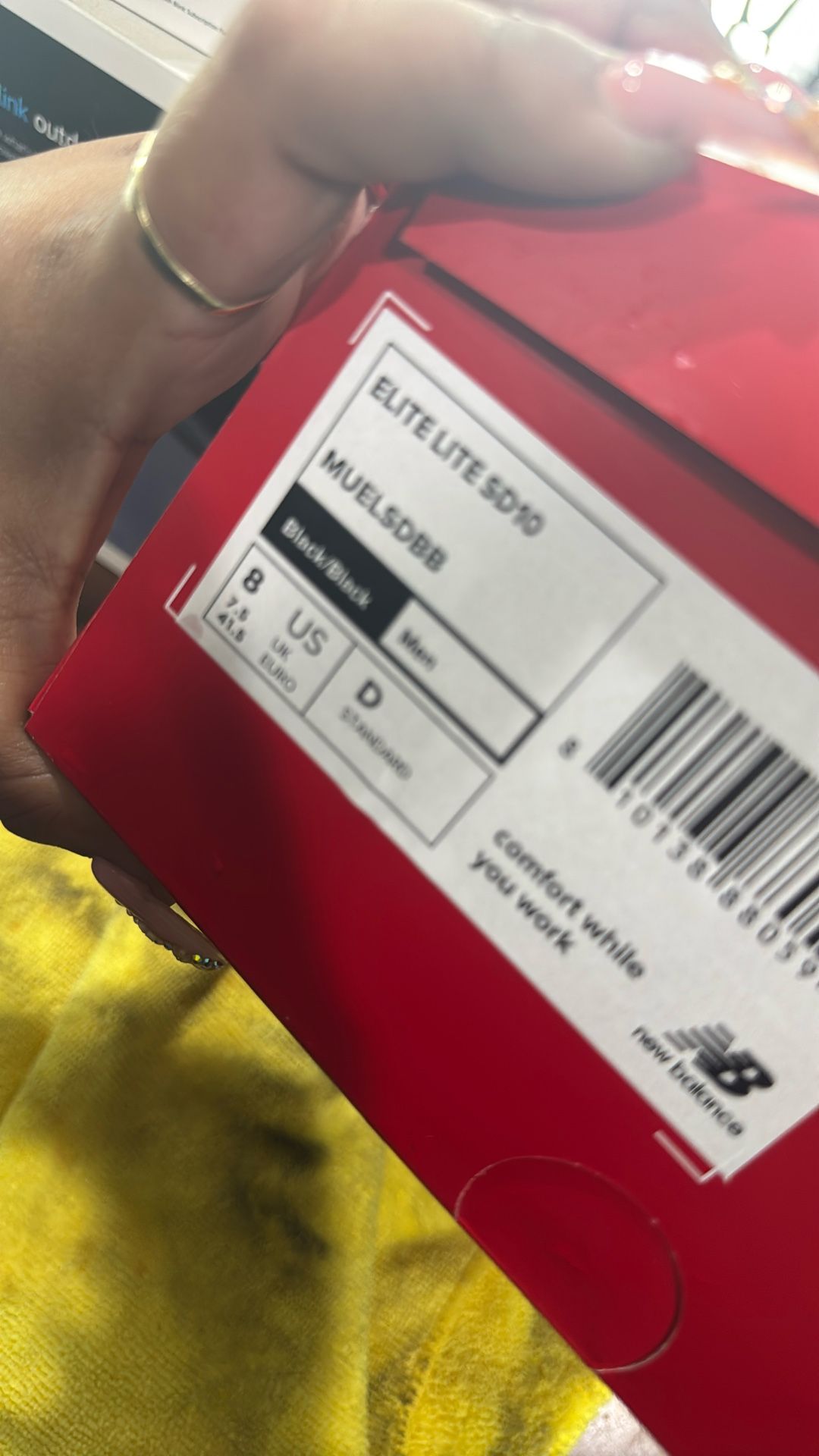 Steal Toe New Balance