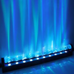 RGBW LED Ocean Wave Lights, Water Wave Projection Wall Light, Cool Ambient Lighting for Bedroom Gaming Room Decor, Romatic Color Changing Show Project