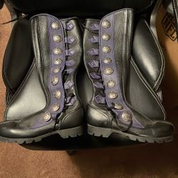 Son Of Sandlar 9 Button Boots Size 8