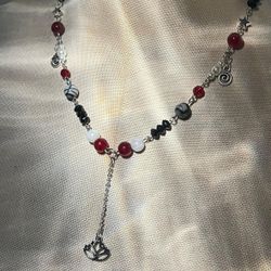 Lotus Flower Beaded Necklace