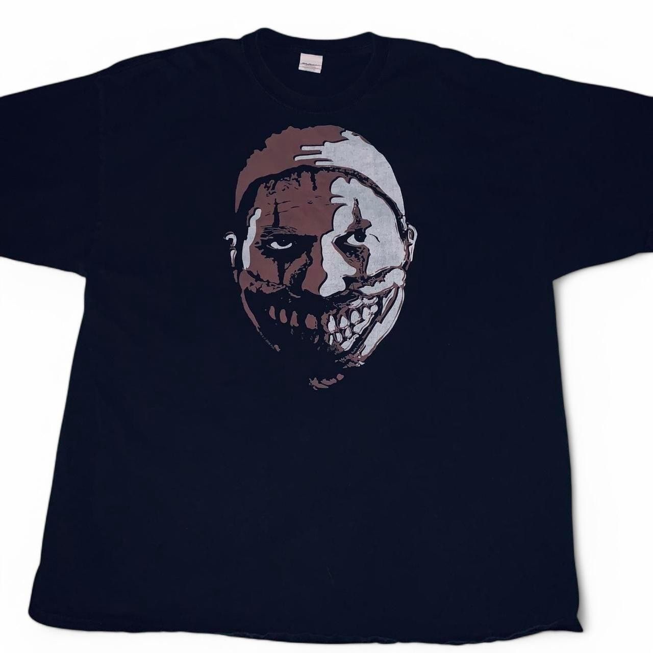 American Horror Story Twisty The Clown Black Graphic Tee #AHS #Horror #tvshow #clown #2000s psychedelic bandtee merch essentials hoodie true religio