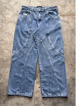 Panel Baggy Jeans