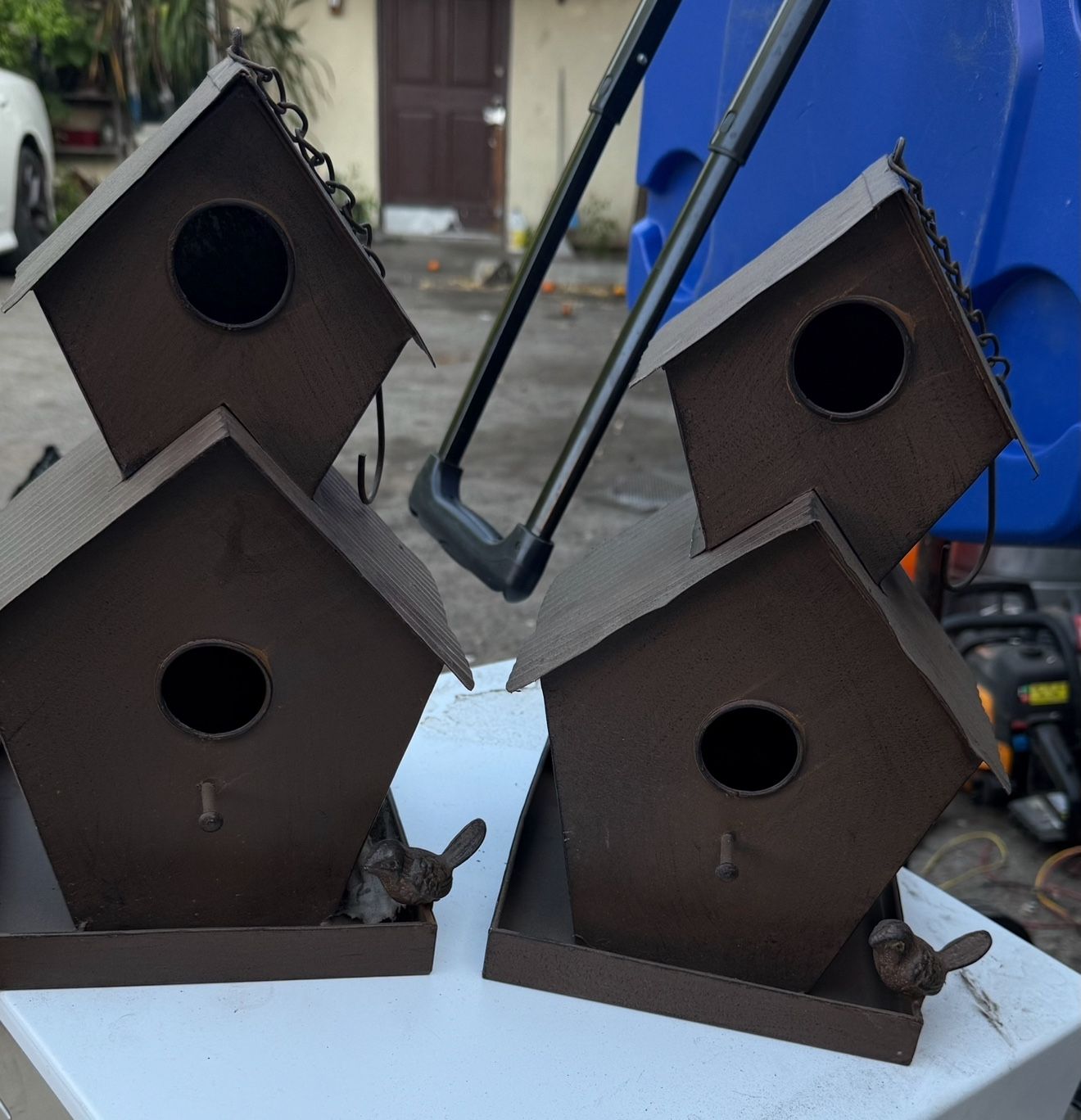 Metal Bird Houses