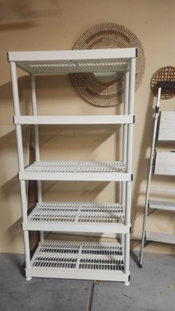 5 Tier Plastic Shelf