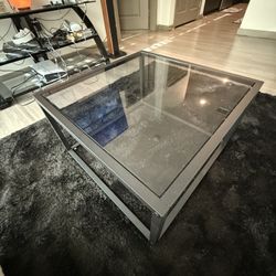 Glass Coffee Table (Black)