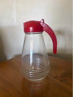1950s Glass Juice Pitcher