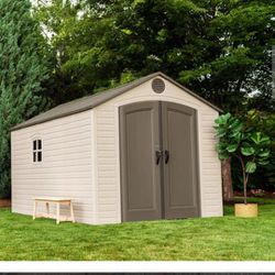 8 ft. x 12.5 ft. Resin Outdoor Storage Shed
