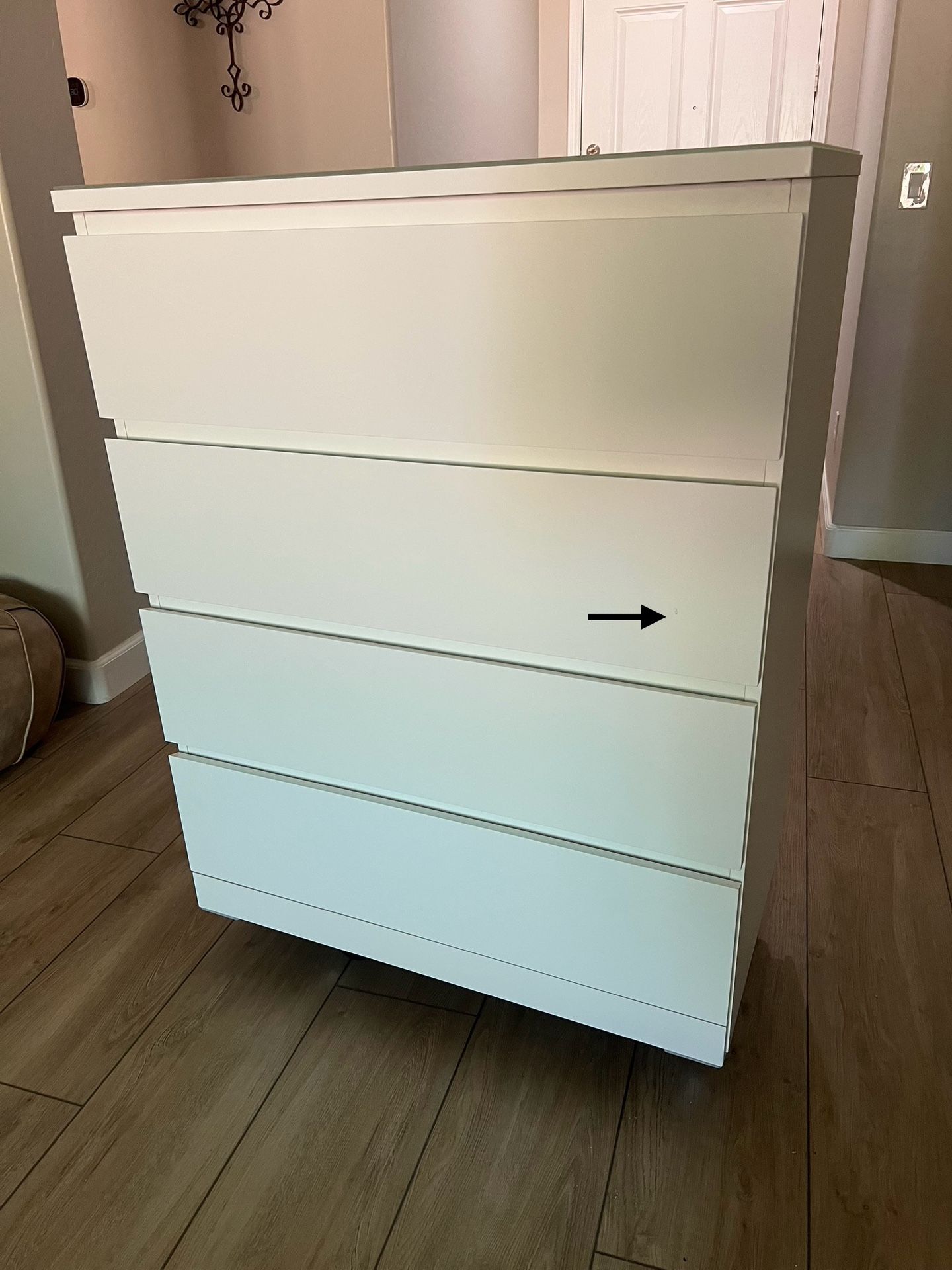 IKEA Dresser With Glass Top
