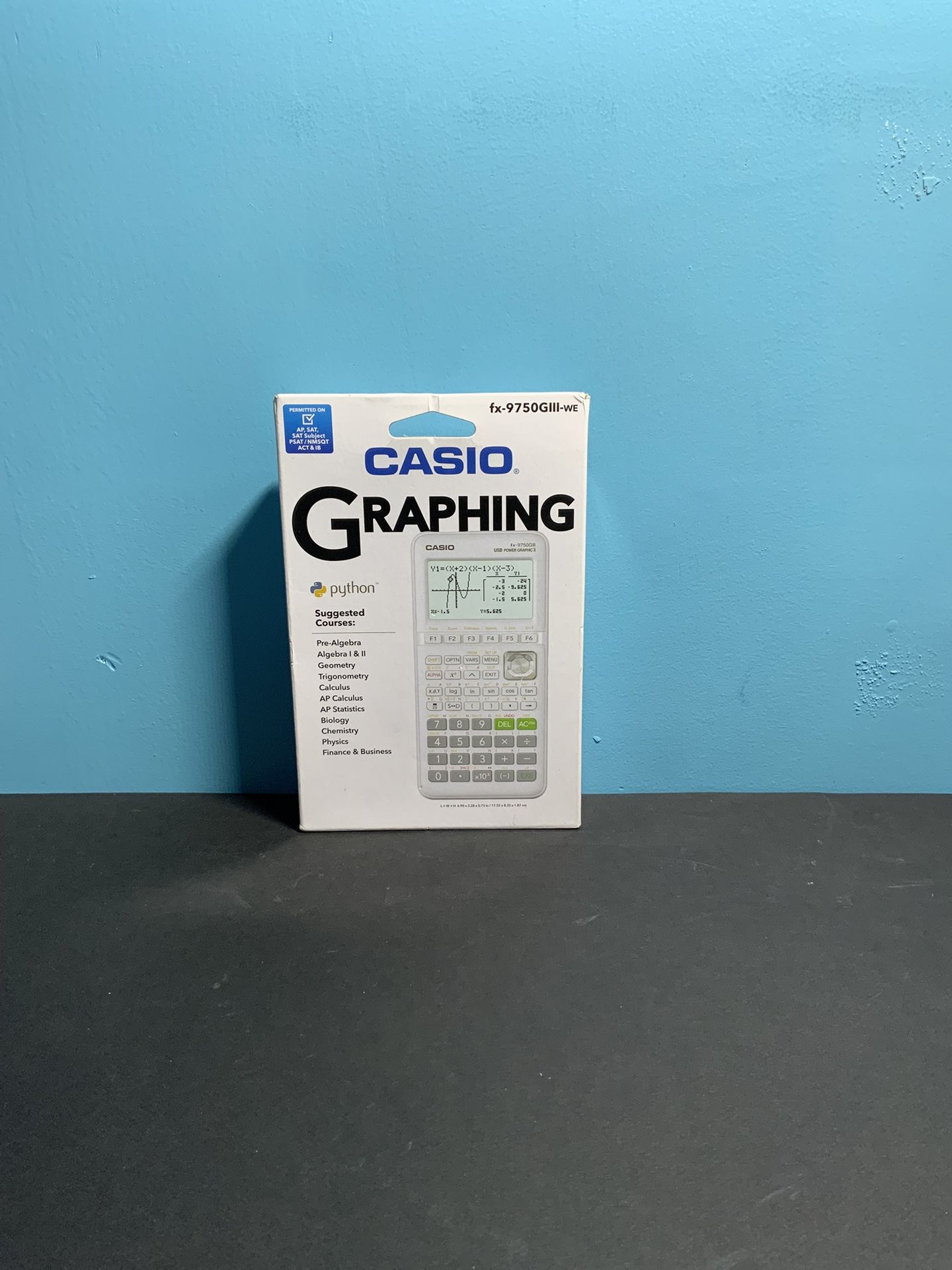 Casio Graphing Calculator FX-9750GII - White Edition