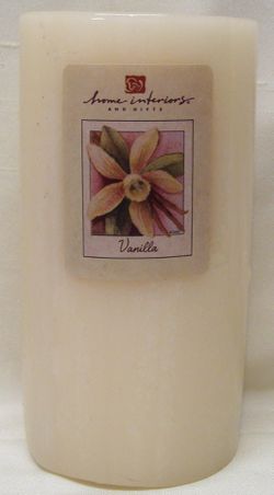 Vanilla 6" Pillar Candle, New