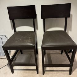 Pair of Crate & Barrel Stools