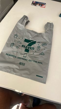 Slightly used plastic grocery bag