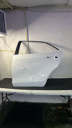 2014 2015 2016 2017 2018 2019 TOYOTA COROLLA LEFT REAR DOOR SHELL WHITE ORM