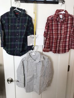 3 Button Up 4T Boys