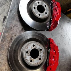 OEM 2008-2023 CHALLENGER CHARGER 300C Brembo 4 Piston Front Brake Caliper Left and Right.