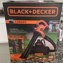 Black And Decker Corded Leaf Blower 